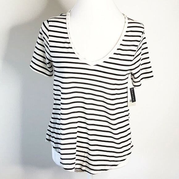 BP Womens Blue Stripe Top Size Xs New Nordstrom's - Picture 1 of 5